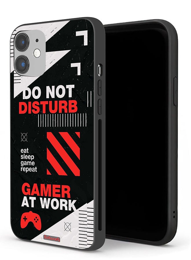 Tolwak Apple iPhone 12 mini Protective Case Do Not Disturb Gamer At Work - Image 1