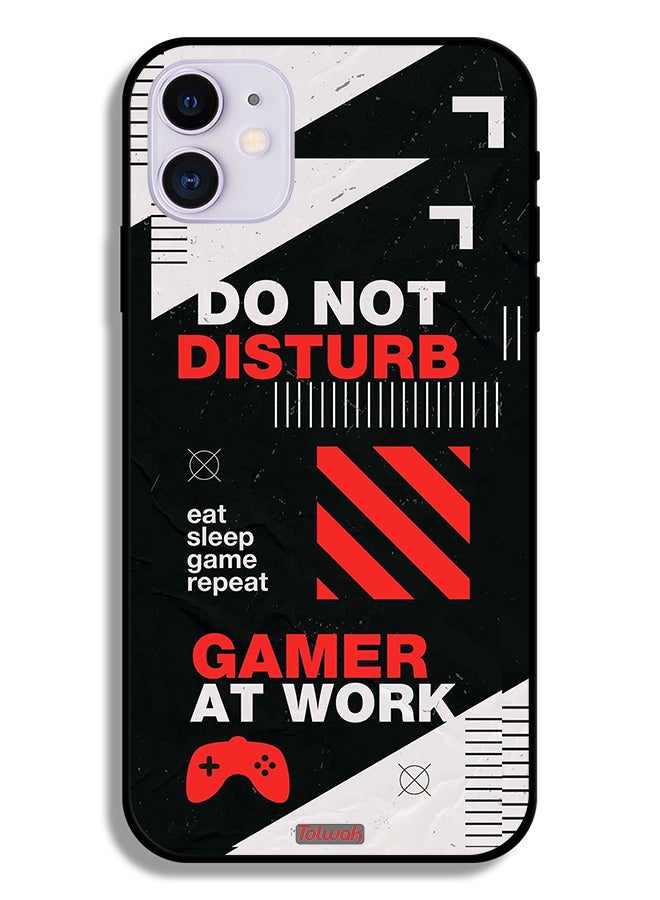 Tolwak Apple iPhone 12 mini Protective Case Do Not Disturb Gamer At Work - Image 2