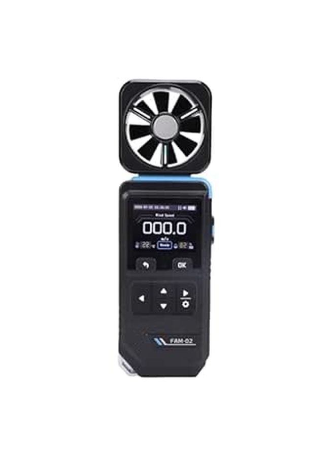 Digital Anemometer with Fan for Wind Speed Temperature Meter Handheld Professional - Image 1