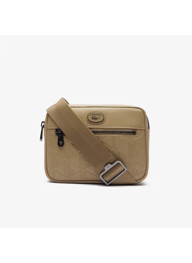 لاكوست حقيبة رسول صغيرة مونوغرام من لاكوست - Image 1