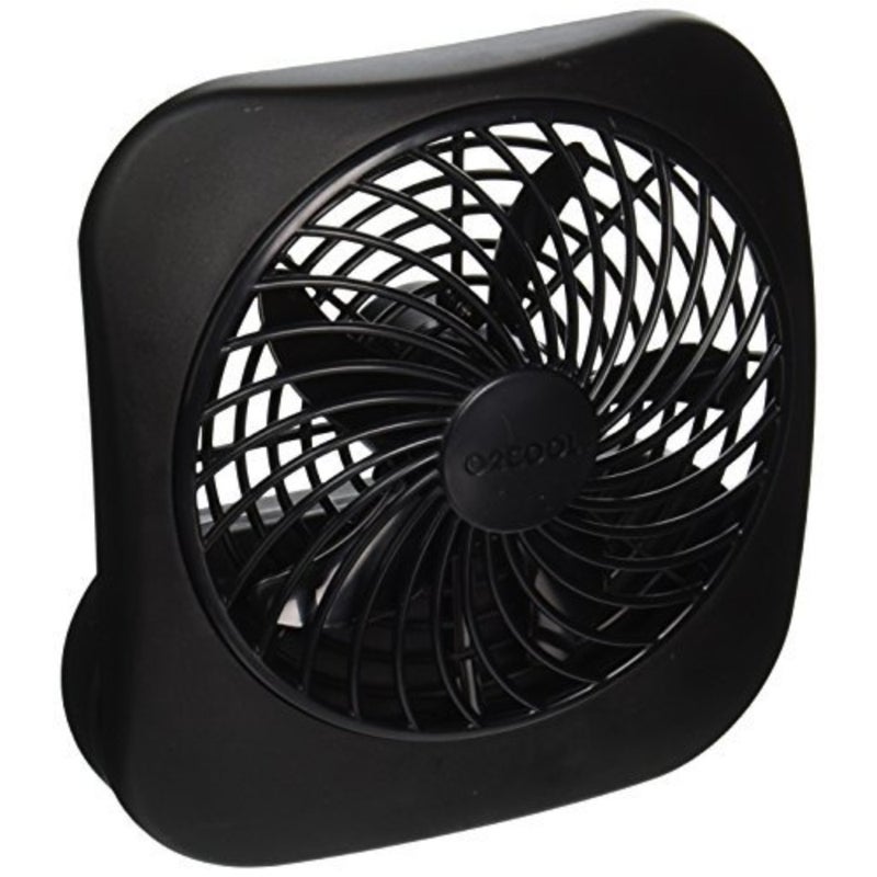 Treva 5 Inch Battery Powered Fan Portable Desk Fan 2 Cooling Speeds with Compact Folding and Tilt Design Cubicle Accessories Small Portable - Image 2