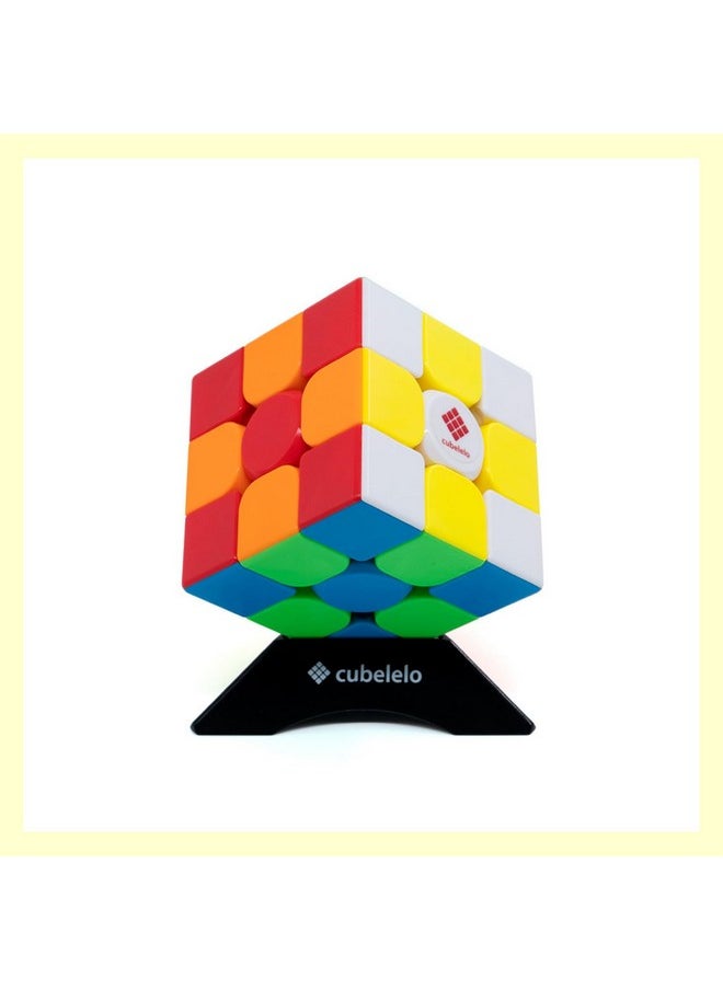 Cubelelo - Drift 3M 3X3 (Magnetic) Stickerless Speed Cube | Enhances Auto-Alignment & Fast Turning With 48 Ndm Magnets | Brainteaser Stress Buster Brainstorming Puzzle, Kid - Image 1
