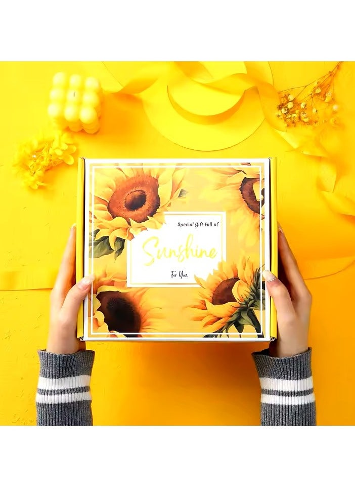 Remy Belle Embrace the Beauty of Sending Sunshine Gifts for Women:10 Pcs Sunflower Gifts Care Package  - Image 3
