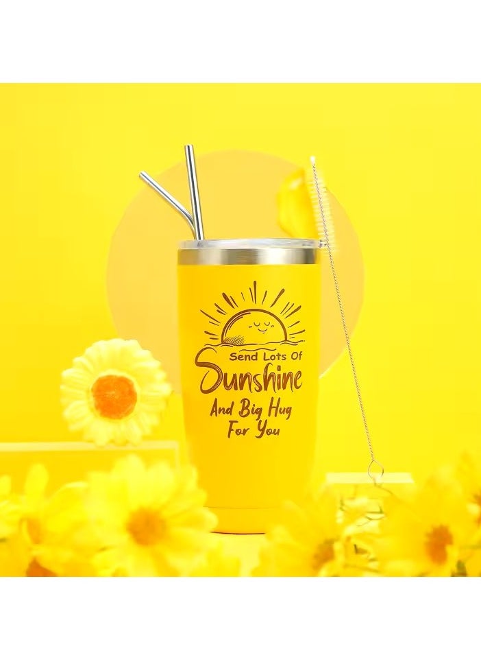 Remy Belle Embrace the Beauty of Sending Sunshine Gifts for Women:10 Pcs Sunflower Gifts Care Package  - Image 4
