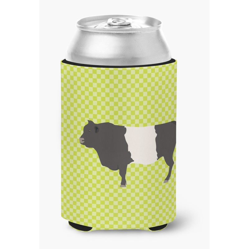 Caroline's Treasures ""Caroline's Treasures Belted Galloway Cow Green Decorative Can Hugger  Multicolor"" 