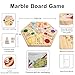 Medikaison Original Marble Game Wahoo Board Game Double Sided Painted Wooden Fast Track Board Game for 6 and 4 Players 6 Colors 24 Marbles 6 Dice for Family Friends - Image 2