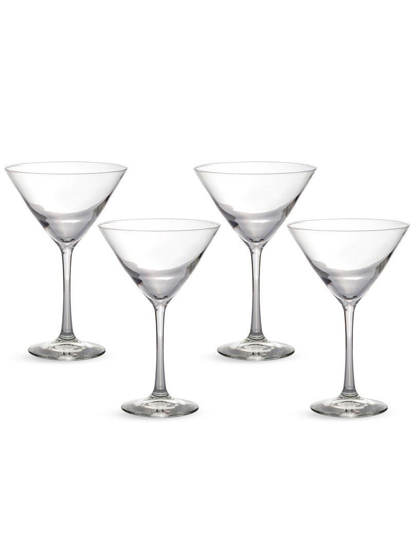 Dania A set of 4 glass cups for juice and multi-use, size 355 ml - Image 1