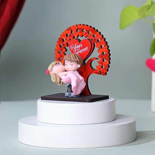 Floweraura Love Special Decorative Heartly Romantic Couple Miniatures Showpiece for Home Decor & Office Decor and Gift for Birthday, Anniversaries, Weddings, Valentine's Day & Special Occasions - Image 2