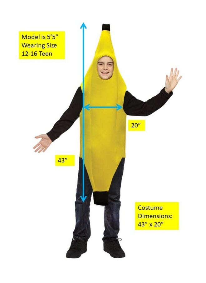 Rasta Imposta - Ultimate Banana Tropical Fruit Halloween Costume, Teen Size - Image 1