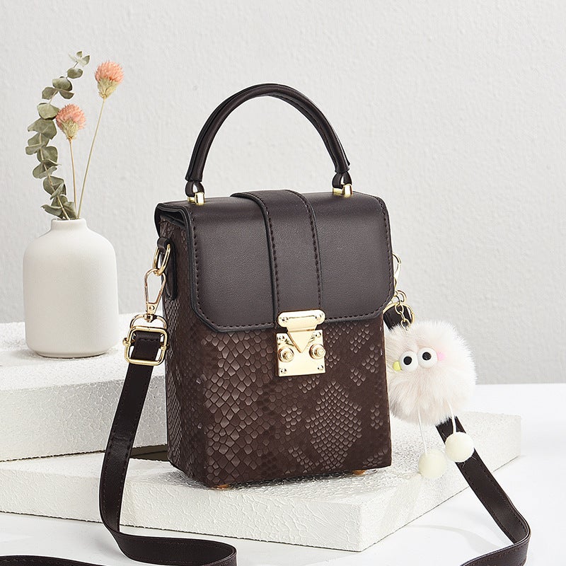 Crossbody Bag Mobile Phone Bag Women'S Handbag Snake Pattern Export Small Bag Taizhou Women'S Bag Manufacturer Bags - Image 5