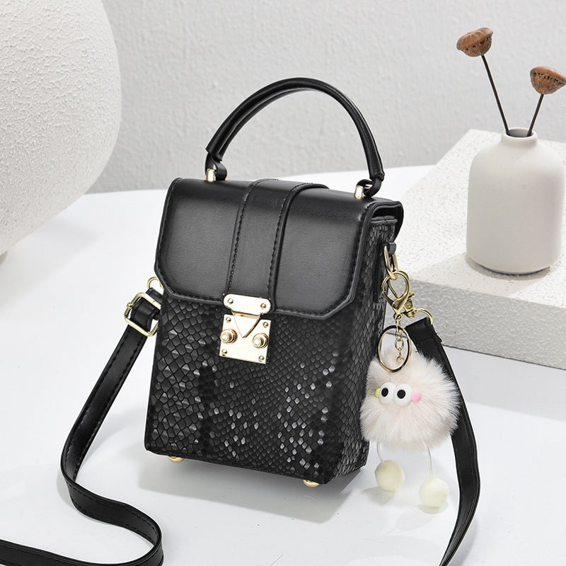 Crossbody Bag Mobile Phone Bag Women'S Handbag Snake Pattern Export Small Bag Taizhou Women'S Bag Manufacturer Bags - Image 1