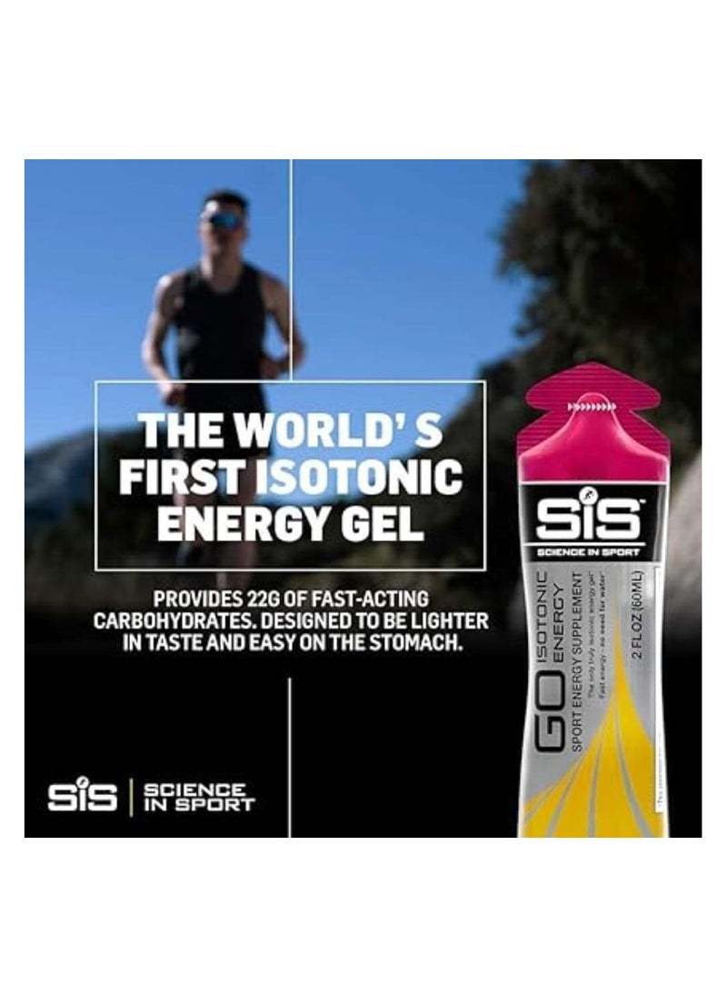 SIS - GO Isotonic Energy Gels, Orange Flavour, 60 ml Per Serving (15 Pack) - Image 1