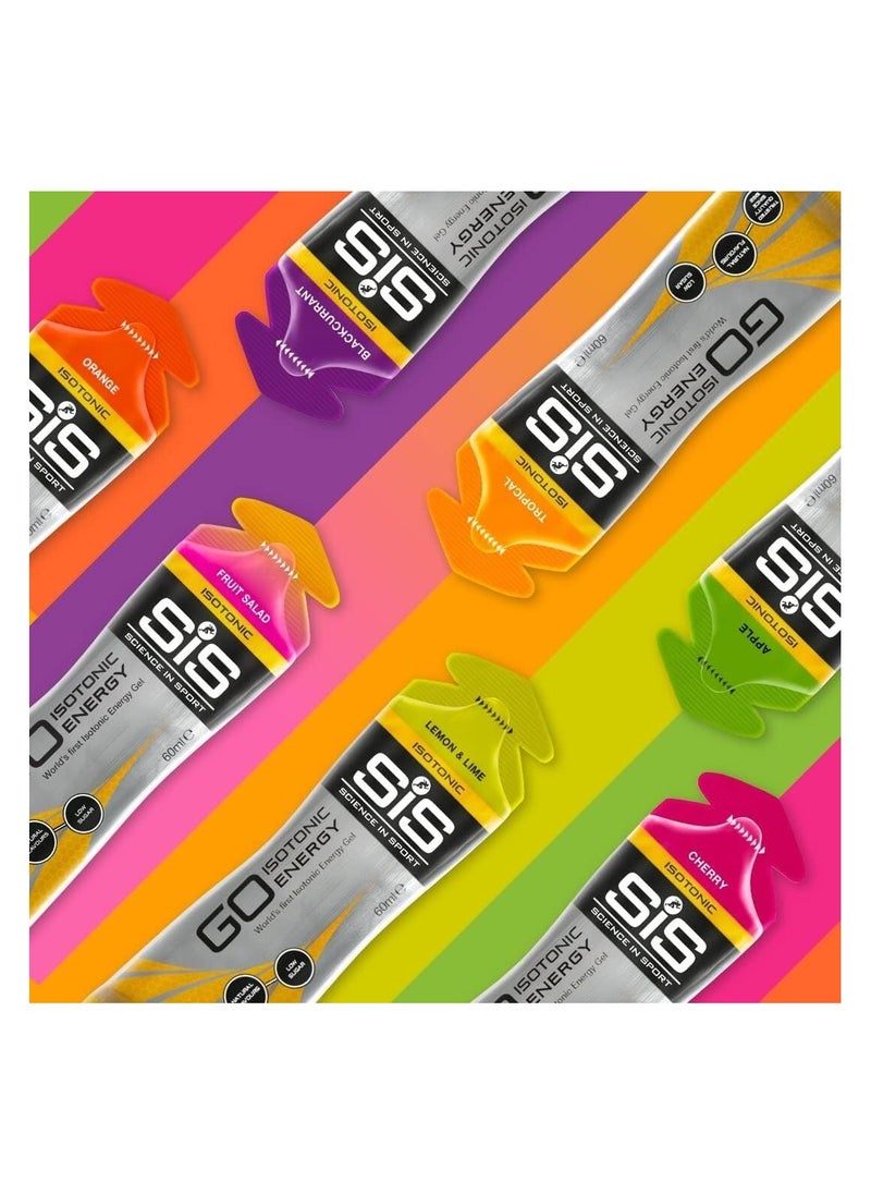 SIS - GO Isotonic Energy Gels, Orange Flavour, 60 ml Per Serving (15 Pack) - Image 1