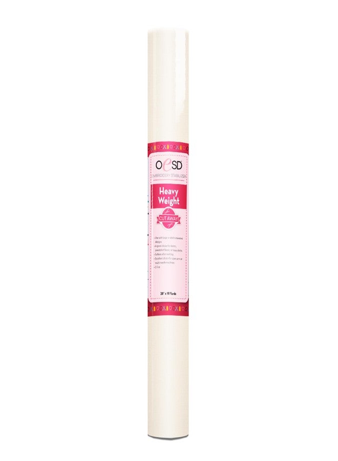 OESD Heavy Weight Cut Away Embroidery Stabilizer 20" x 10 Yd Roll - Image 1