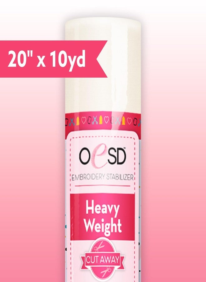 OESD Heavy Weight Cut Away Embroidery Stabilizer 20" x 10 Yd Roll - Image 2