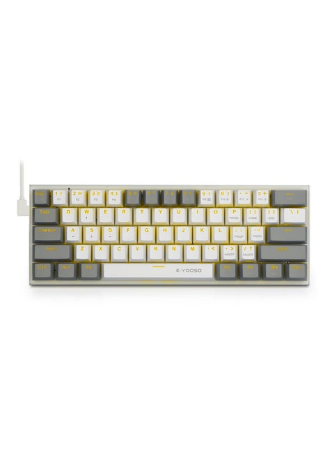E-YOOSO Z-11 Mechanical Keyboard, Blue Switches Wired Mechanical Gaming Keyboard with LED Backlit for Windows, Mac OS