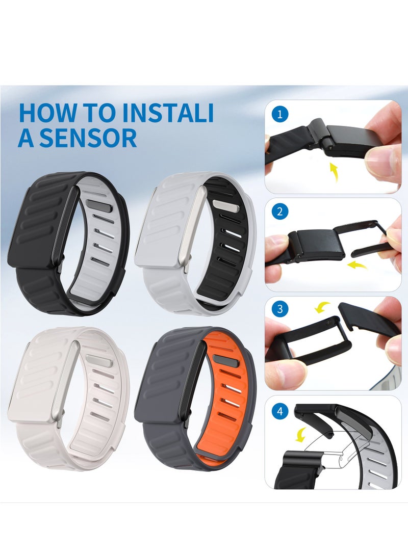 Comfort Durable Silicone Wristband Compatible with whoop 5.0 one/pake Band, Soft Silicone Sports Loop Strap with U Shaped Connector for Men & Women  - Image 4