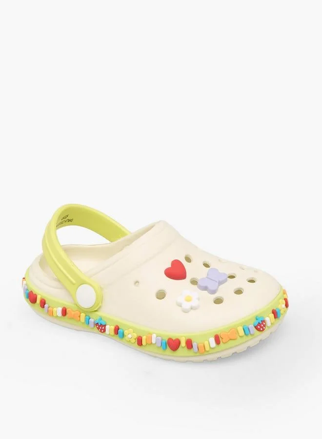 Aqua Girls Backstrap Clogs