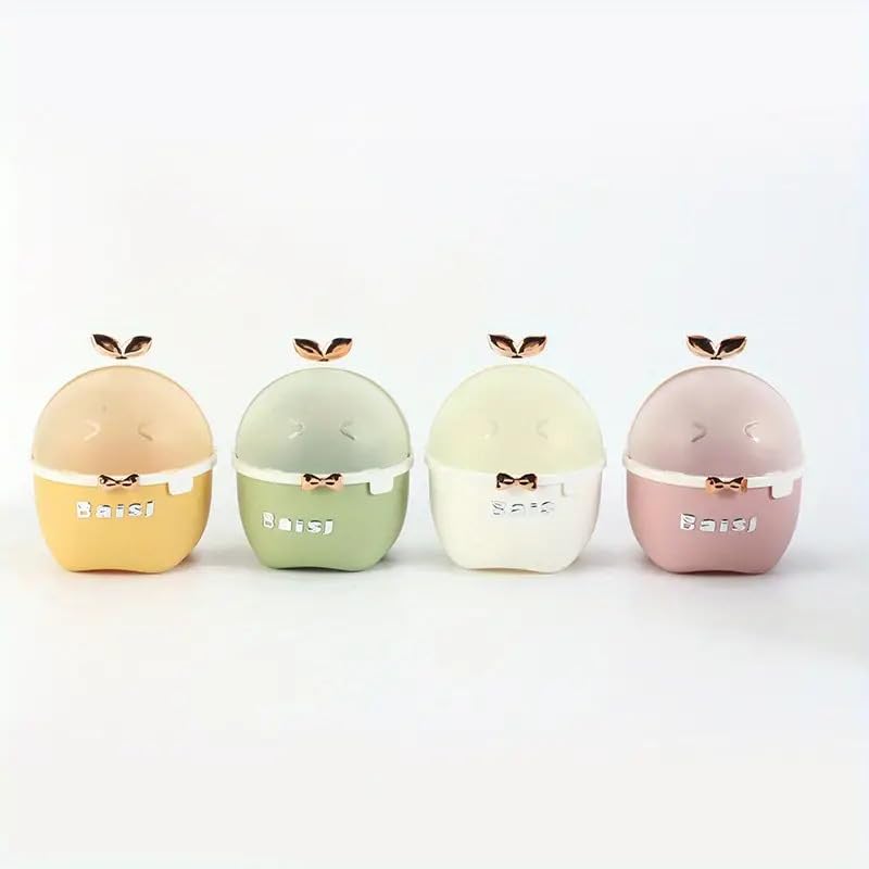 Juflix Juflix Desktop Trash Can with Lid, Animal Shape Cute Trash Can, Leakproof Plastic Kids Trash Can, Non Slip Mini Trash Can for Bedroom, Bathroom, Office, Dressing Table  - Image 5