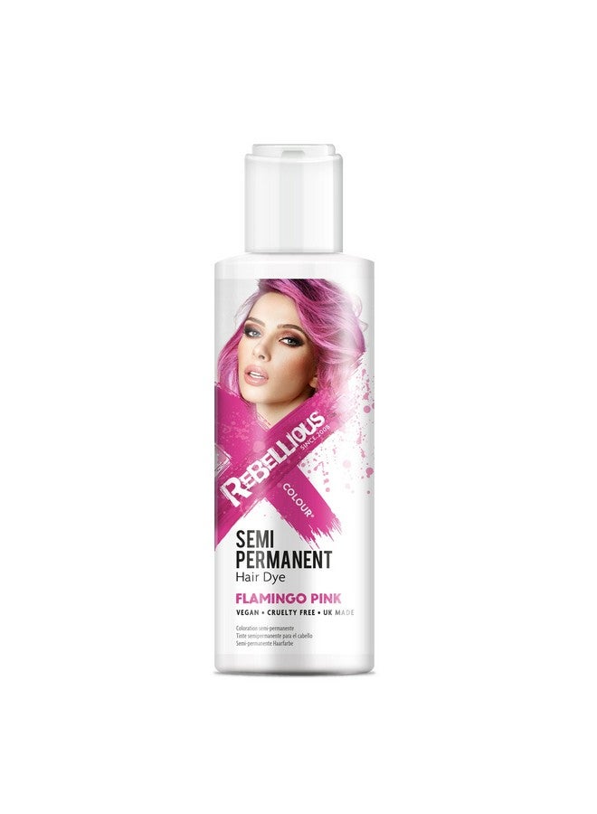 PaintGlow Rebellious Colours Vegan Semi Permanent Hair Dye Colour 70Ml (Flamingo Pink) - Image 2