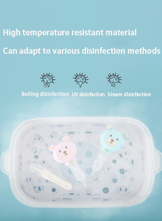 Gonice Baby Nasal Aspirator With Anti-Slip Forceps Set, Blue - Image 4