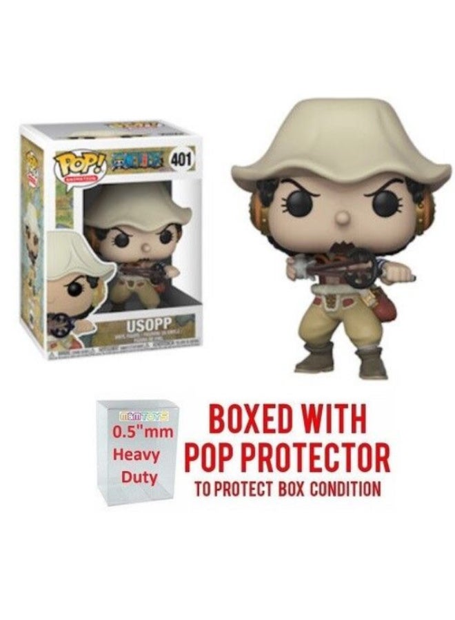 شخصية *Usopp* من أنمي One Piece بإصدار Funko Pop رقم 401!   تصميم مميز بدقته العالية يظهر أزياء وأسلحة Usopp الشهيرة-- مثالي للهدايا ولمحبي جمع فيجورات الأنمي    أضف لمسة فريدة إلى مجموعتك الآن مع شخصية Usopp!
