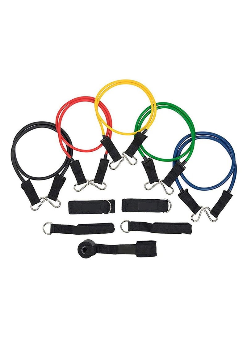 أتش برو مجموعة أربطة التمرين المكونة من 11 قطعة من إتش برو | مثالية للتدريب في المنزل والنادي الرياضي - Image 1