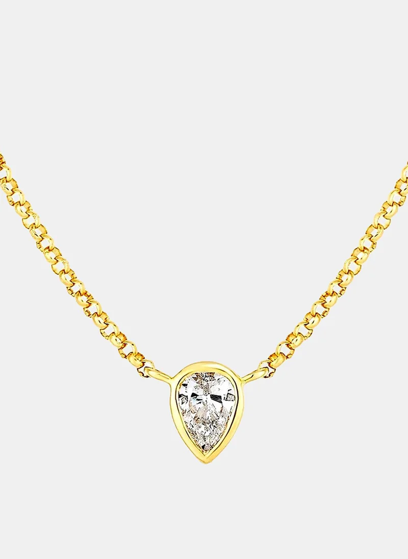 Liu Jo Necklace with rhinestone drop cut element