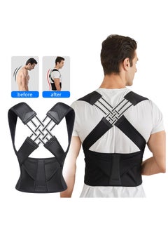 GTSOL Posture Corrector for Women and Men,Adjustable Shoulder Straightener,Back Support Brace,Upper Spine scoliosis, hunchback  - Image 2