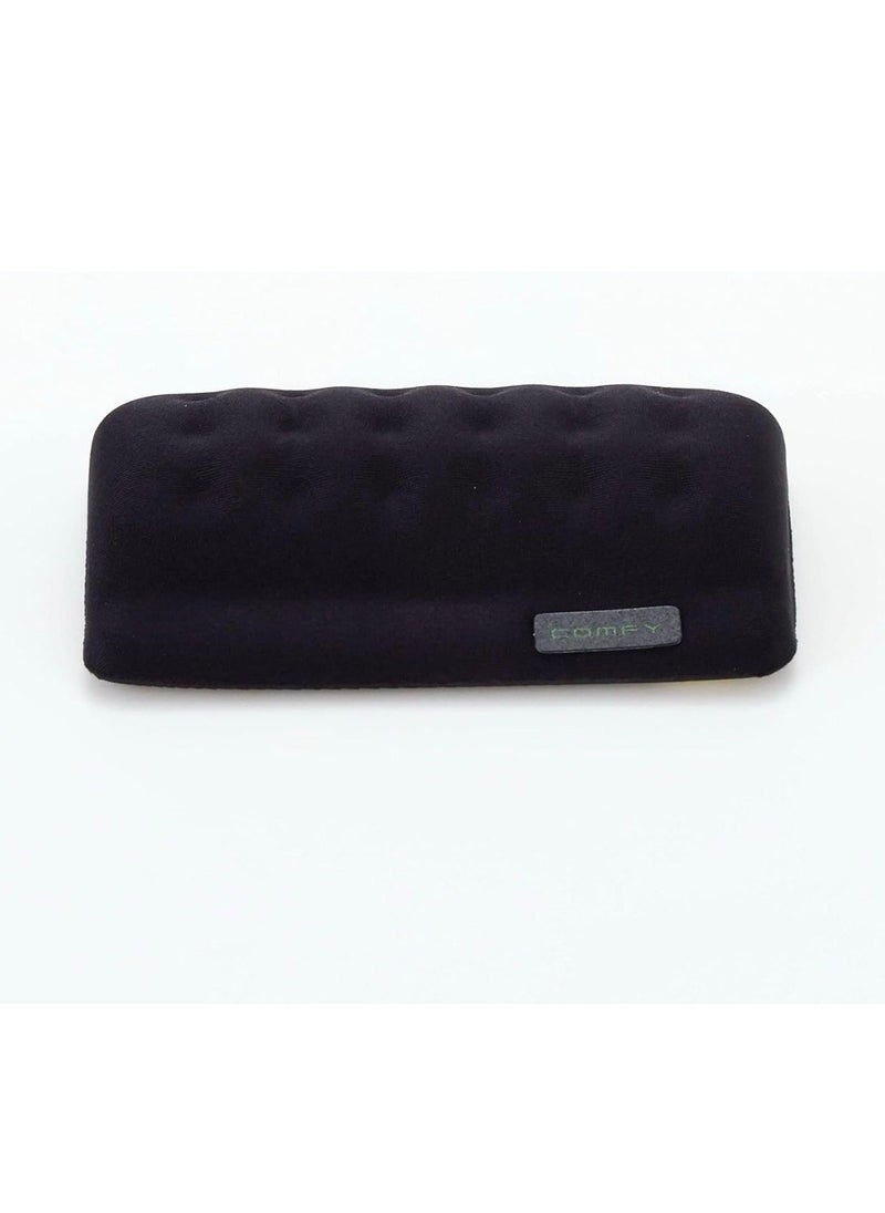 Comfy - Mouse  Wrist Rest Pad for Easy Typing Pain Relief Keyboard Wrist Rest Memory Foam Wrist Rest for Office/Gaming/Computer/Laptop/Mouse Wrist Rest Pad Support Gaming (Black), One Size - Image 1