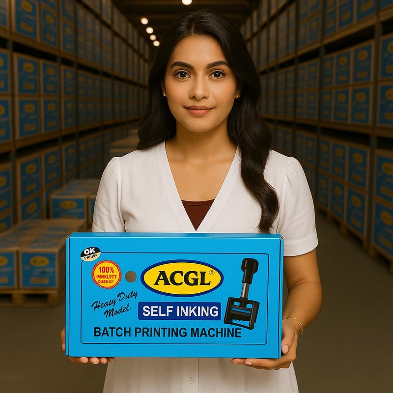 ACGL (6mm) Original Hand Batch Coding and Date Printing Machine on Plastic Pouch Bag and Label (T20) (6MM) - Image 5