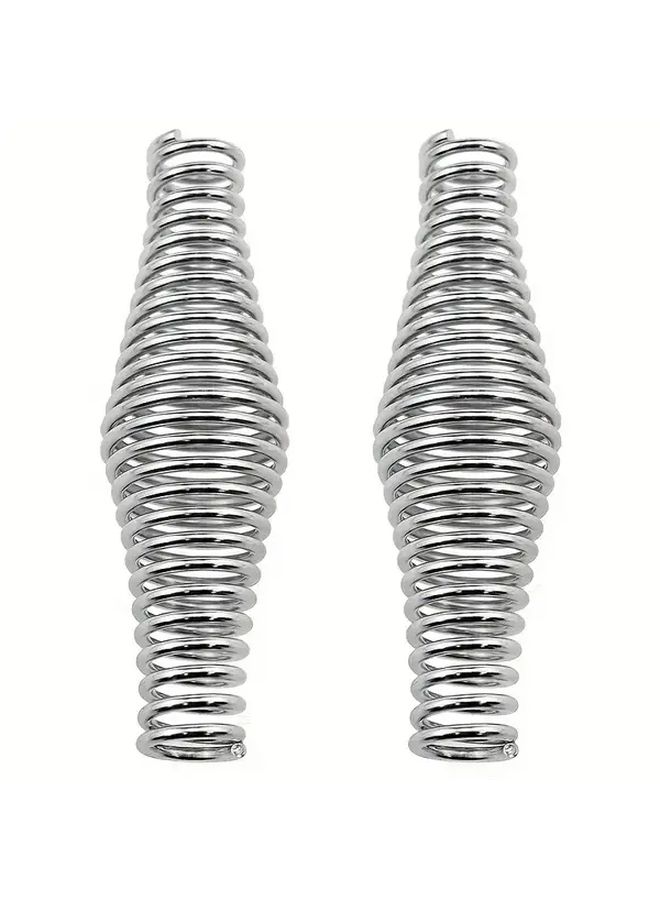 2pcs Heavy Duty Stainless Steel BBQ Spring Handles Oven Door Handles - Image 2