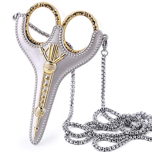 BUTUZE Embroidery Scissors, Exquisite Retro Scissors for Sewing, Stainless Steel Embroidery Sewing DIY Kit for Sewing, Cutting, Art Work, Embroidery, Needlework - Image 1