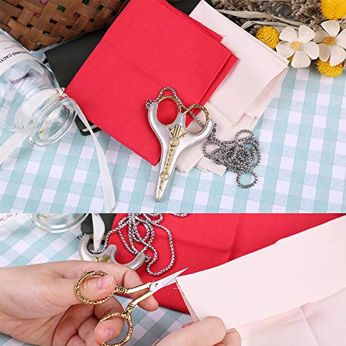 BUTUZE Embroidery Scissors, Exquisite Retro Scissors for Sewing, Stainless Steel Embroidery Sewing DIY Kit for Sewing, Cutting, Art Work, Embroidery, Needlework - Image 5