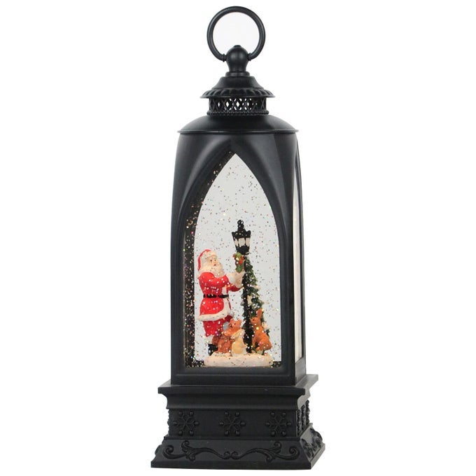 12 CHRISTMAS SNOW GLOBE LANTERN SNOWMAN WITH MUSIC TIMER USB LINEDBATTERY OPERATED LIGHTED WATER GLITTERING LANTERN FOR CHRISTMAS FESTIVAL DECORATION GIFTS SANTA