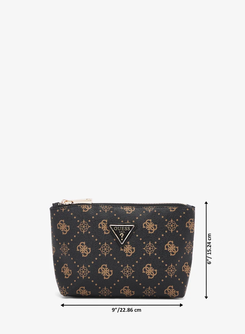 GUESS  Silia Large Cosmetic Bag for Women | Best Price UAE