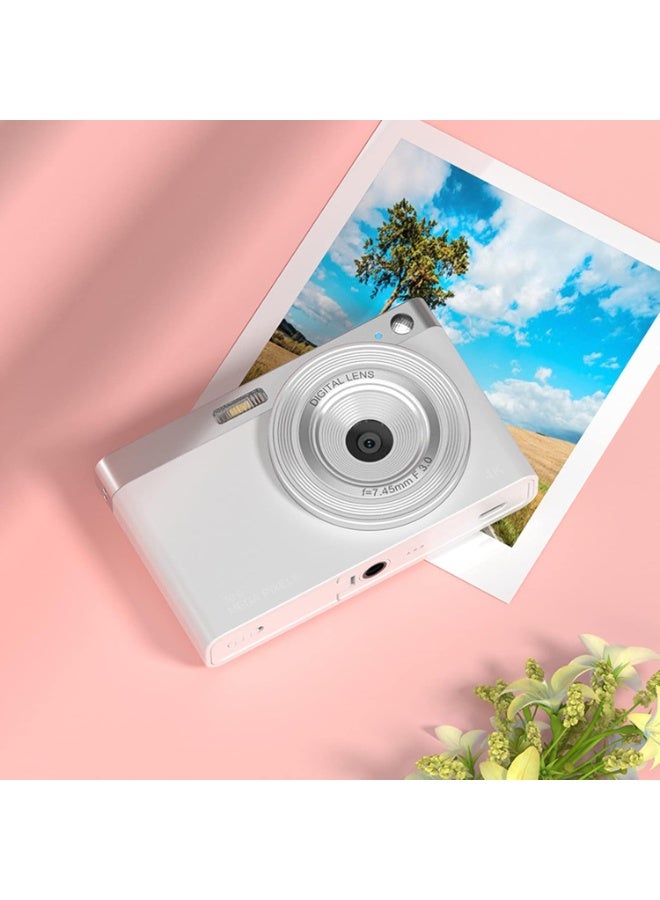 IqwiCam Compact 4K Digital Camera Video Camcorder 50MP 2.88Inch IPS Screen Auto Focus 16X Zoom Anti-shake Face Detact Smile Capture Built in Flash  - Image 3