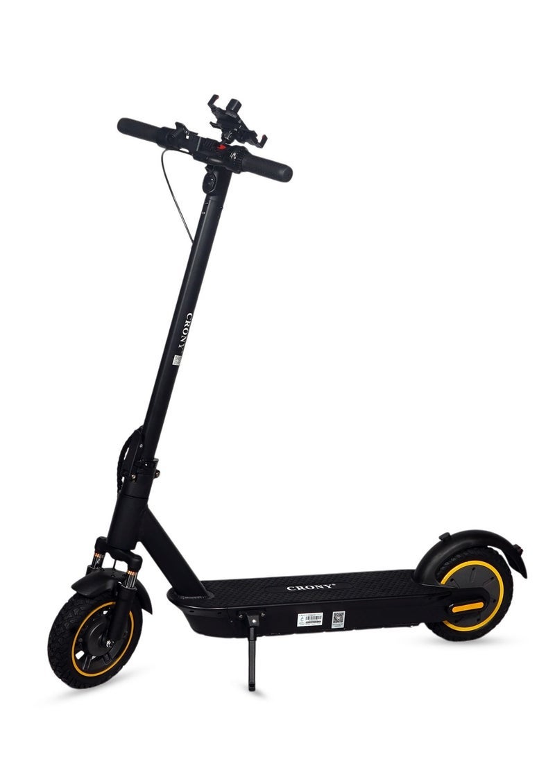 Crony XM Max E Scooter 350W Motor, 36V 15.6AH Battery, 35-55KM/lH Top Speed, 25-45KM Range, Front Suspension, LED Base Light, LCD Display, App Connectivity, Foldable Electric Scooter, Lock, Lightweight Frame 120KG Load, Ideal E-Bike for Adults, Off-Road, Commuter E Skateboard, Fast Speed Electric Scooter for Adults Teens & Kids Urban Mobility tool, Portable Electric Scooter with Safety Features, Ideal for Kids, Fun and Practical Scooter for Family Rides, Suitable for Youth Riders,Antivibrator - Image 1
