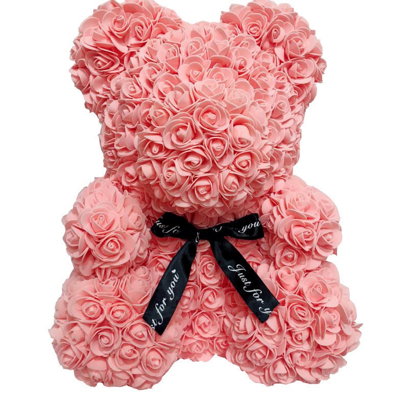 New Rose Heart Bear Soap Bouquet Valentine'S Day Gift - Image 1
