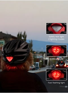 GROIC Bike Helmet, Bicycle Helmet for Men Women with Detachable Sun Visor Quick Release Strap Cycling Helmet Microshell Design Adjustable Size,Safety Protection Equipment  - Image 2