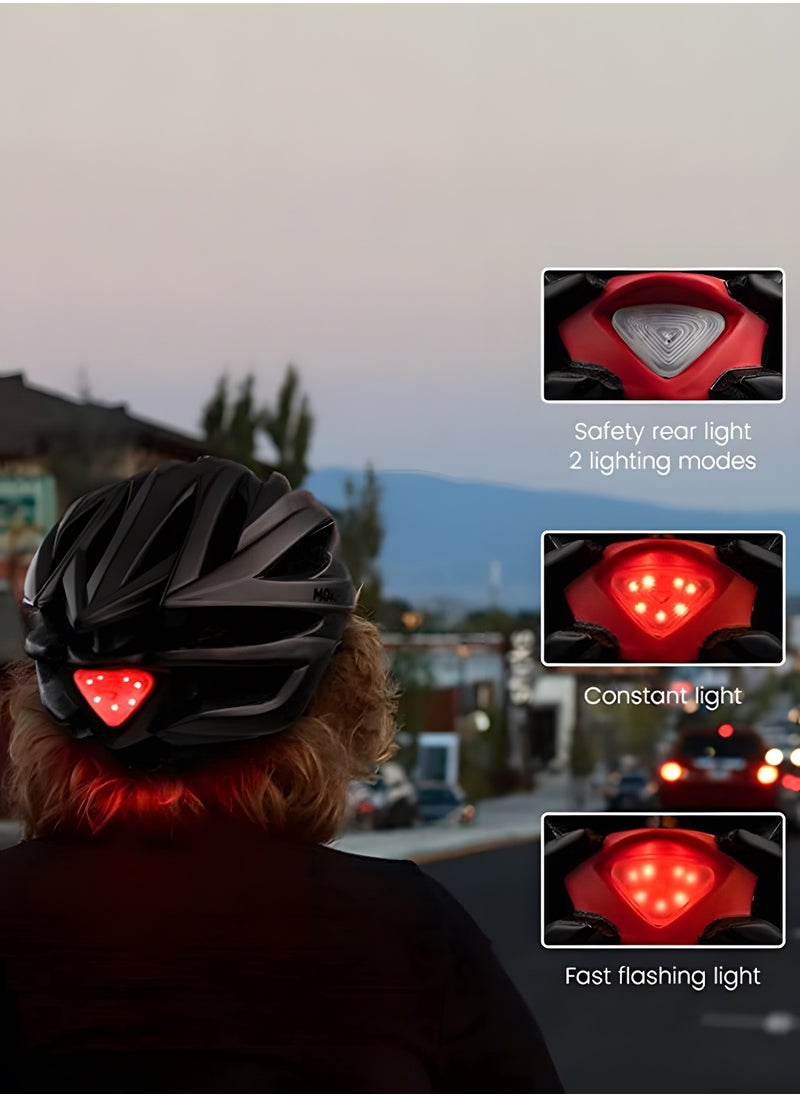GROIC Bike Helmet, Bicycle Helmet for Men Women with Detachable Sun Visor Quick Release Strap Cycling Helmet Microshell Design Adjustable Size,Safety Protection Equipment  - Image 2