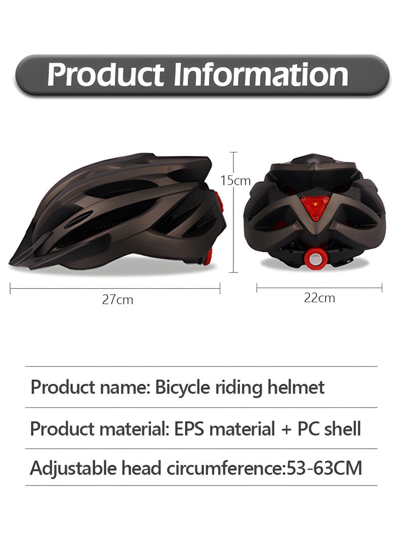 GROIC - Bike Helmet, Bicycle Helmet for Men Women with Detachable Sun Visor Quick Release Strap Cycling Helmet Microshell Design Adjustable Size,Safety Protection Equipment - Image 1