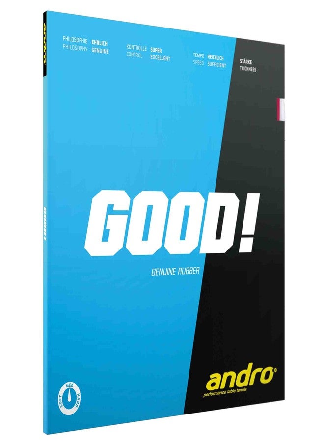 Andro Good Table Tennis Rubber Black - Image 2