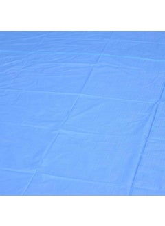 NORTH FIELD North Field Waterproof Plastic Mattress Protection Sheet for Baby and Adult Poly Plastic Rubber Double Bed Sheet Double BedKing Size 72 x 75 Inch Blue  - Image 3
