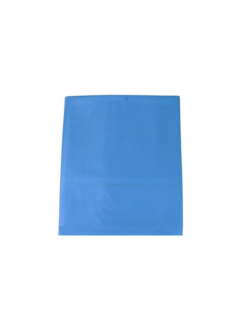 NORTH FIELD North Field Waterproof Plastic Mattress Protection Sheet for Baby and Adult Poly Plastic Rubber Double Bed Sheet Double BedKing Size 72 x 75 Inch Blue  - Image 2