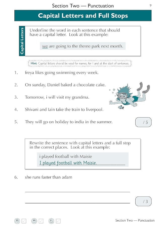 11+ كتاب تدريبي للغة الإنجليزية واختبارات التقييم - للأعمار من 6 إلى 7 سنوات (لجميع موفري الاختبارات) - Image 4