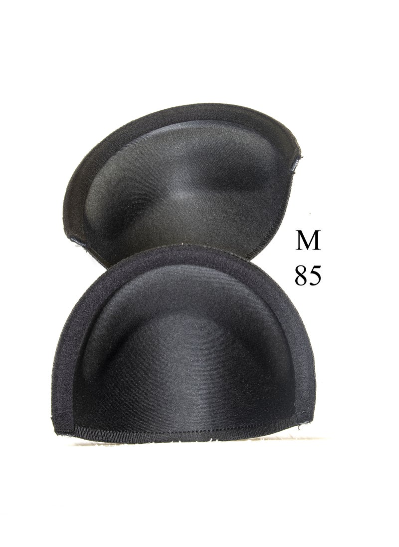 Generic - 1 Pair Bra Cup Inserts – Push-Up Padding with Underwire Support for DIY Sewing, Bras, and Swimwear – Soft, Durable, and Comfortable (M 85) - Image 1