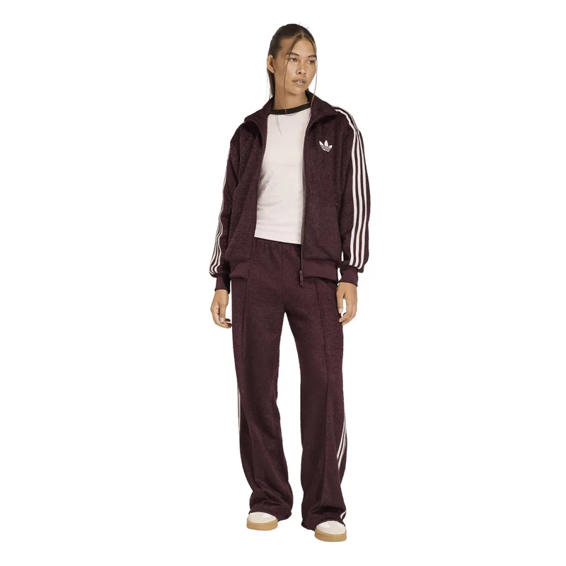 adidas Originals MAROON ADIDAS ORIGINALS MOHAIR FIREBIRD LOOSE TRACK TOP for Women | Best Price UAE