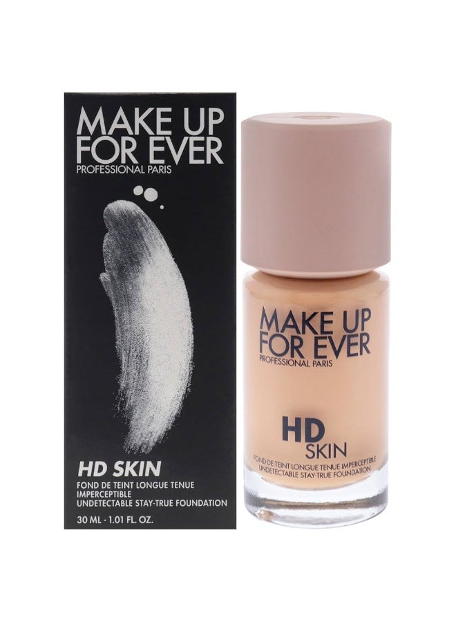 MAKE UP FOR EVER HD Skin Foundation - 3Y40 - Golden Honey 30ml - Image 1