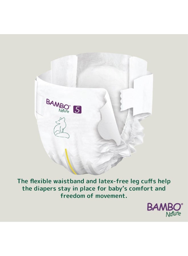 Bambo Nature Premium Baby Tape Diapers for Baby XL Size (12-18 Kgs), Super Absorbent, Breathable, Extra Soft, Dermatologically Tested, Hypoallergenic Toddler Nappies With Wetness Indicator, 22 Count - Image 3